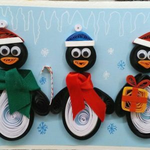 Biglietto Pinguini Natale